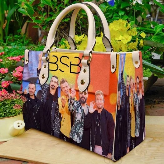 Backstreet Boys 5 Women Leather Hand Bag