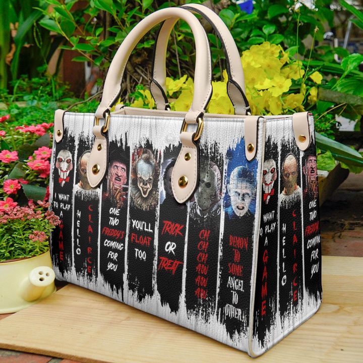 Horror 2 Women Leather Hand Bag