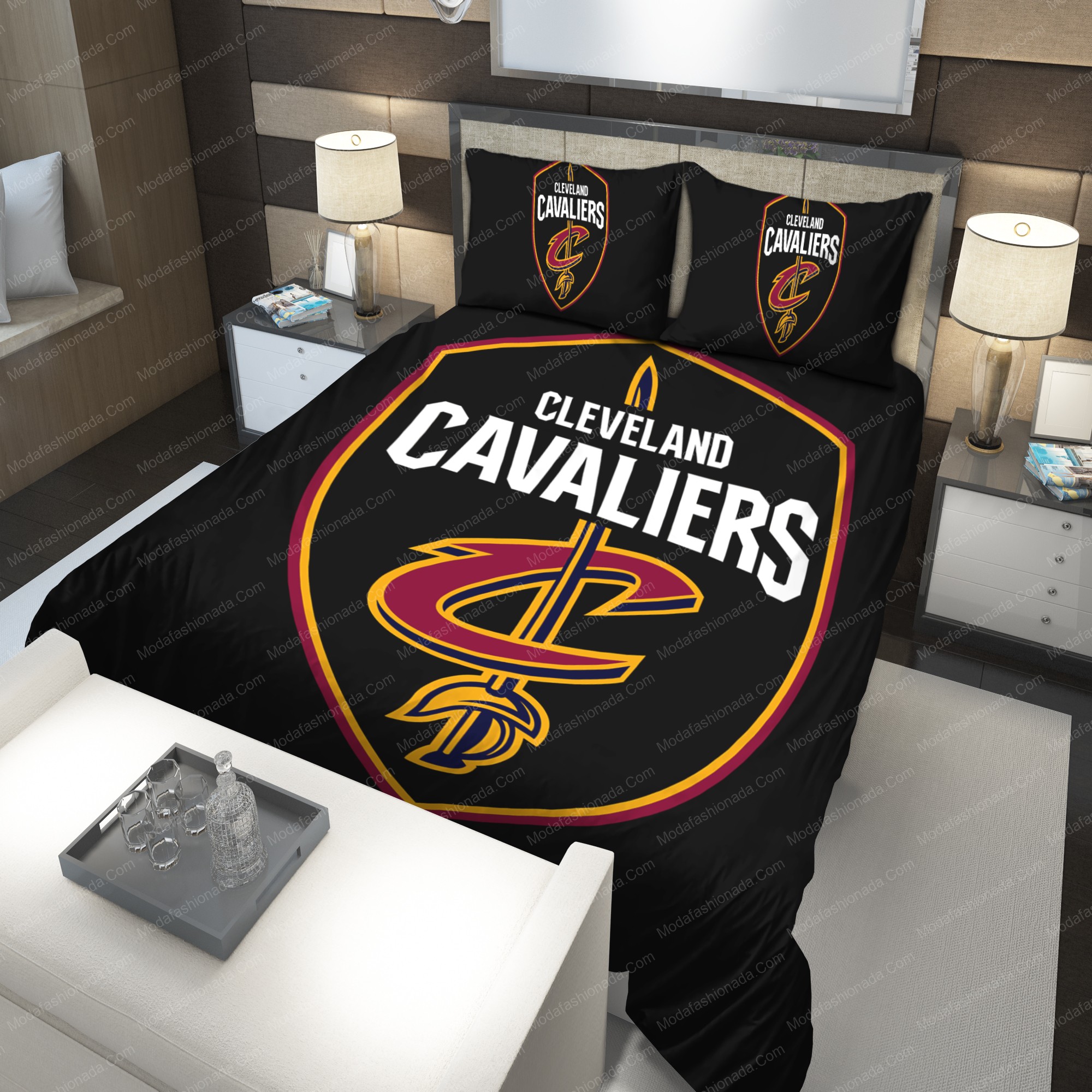 Cleveland Cavaliers Nba 217 Logo Type 1026 Bedding Sets Sporty Bedroom Home Decor