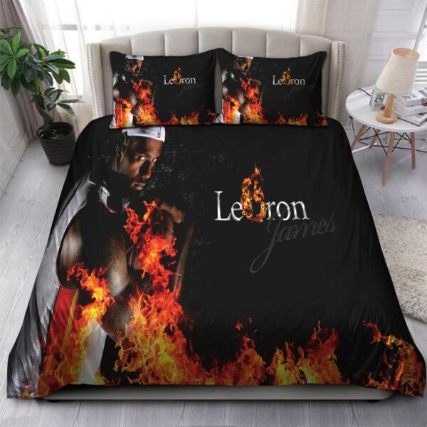 Lebron James Miami Heat Nba 30 Logo Type 1217 Bedding Sets Sporty Bedroom Home Decor