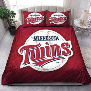 Minnesota Twins Mlb 121 Logo Type 1353 Bedding Sets Sporty Bedroom Home Decor