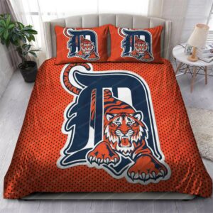 Detroit Tigers Mlb 99 Logo Type 1381 Bedding Sets Sporty Bedroom Home Decor