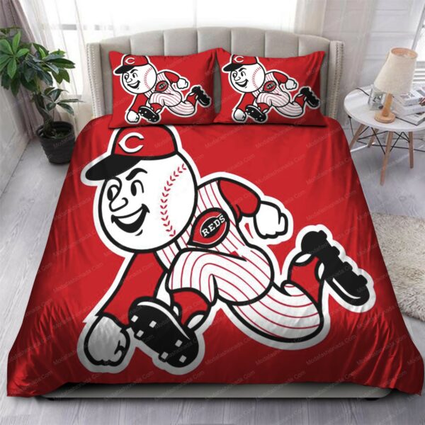 Cincinnati Reds Mlb 79 Logo Type 1387 Bedding Sets Sporty Bedroom Home Decor