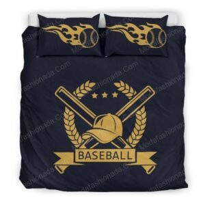 Baseball Sport 13 Logo Type 1600 Bedding Sets Sporty Bedroom Home Decor