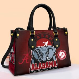 Alabama Crimson Tide Women Leather Hand Bag