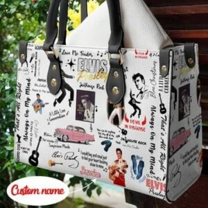 Elvis presley002 Women Leather Hand Bag