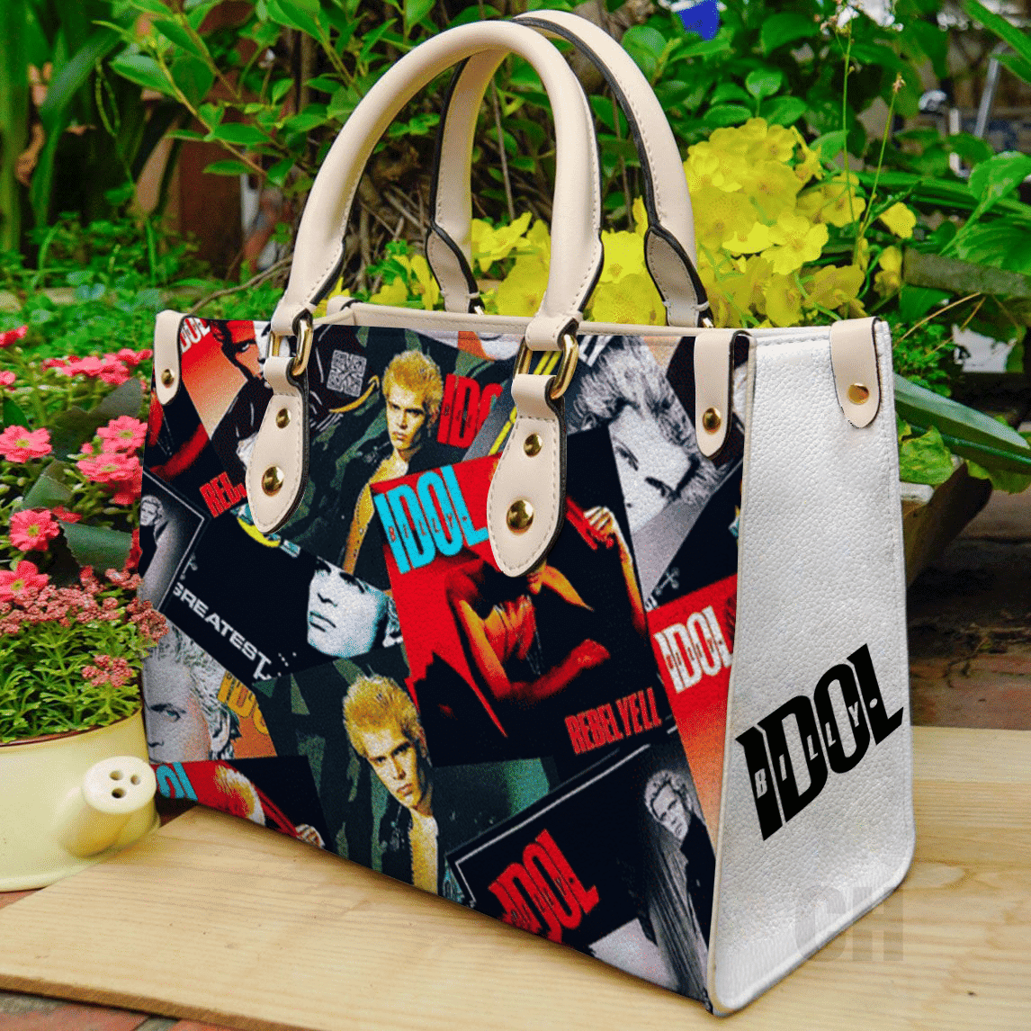 Billy Idol Women Leather Hand Bag