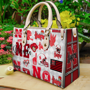 Nebraska Cornhuskers Women Leather Hand Bag