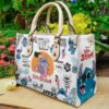 Lilo and Stitch Funny Lover Women Leather Hand Bag