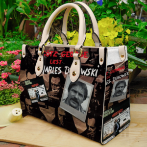 Charles Bukowski Women Leather Hand Bag