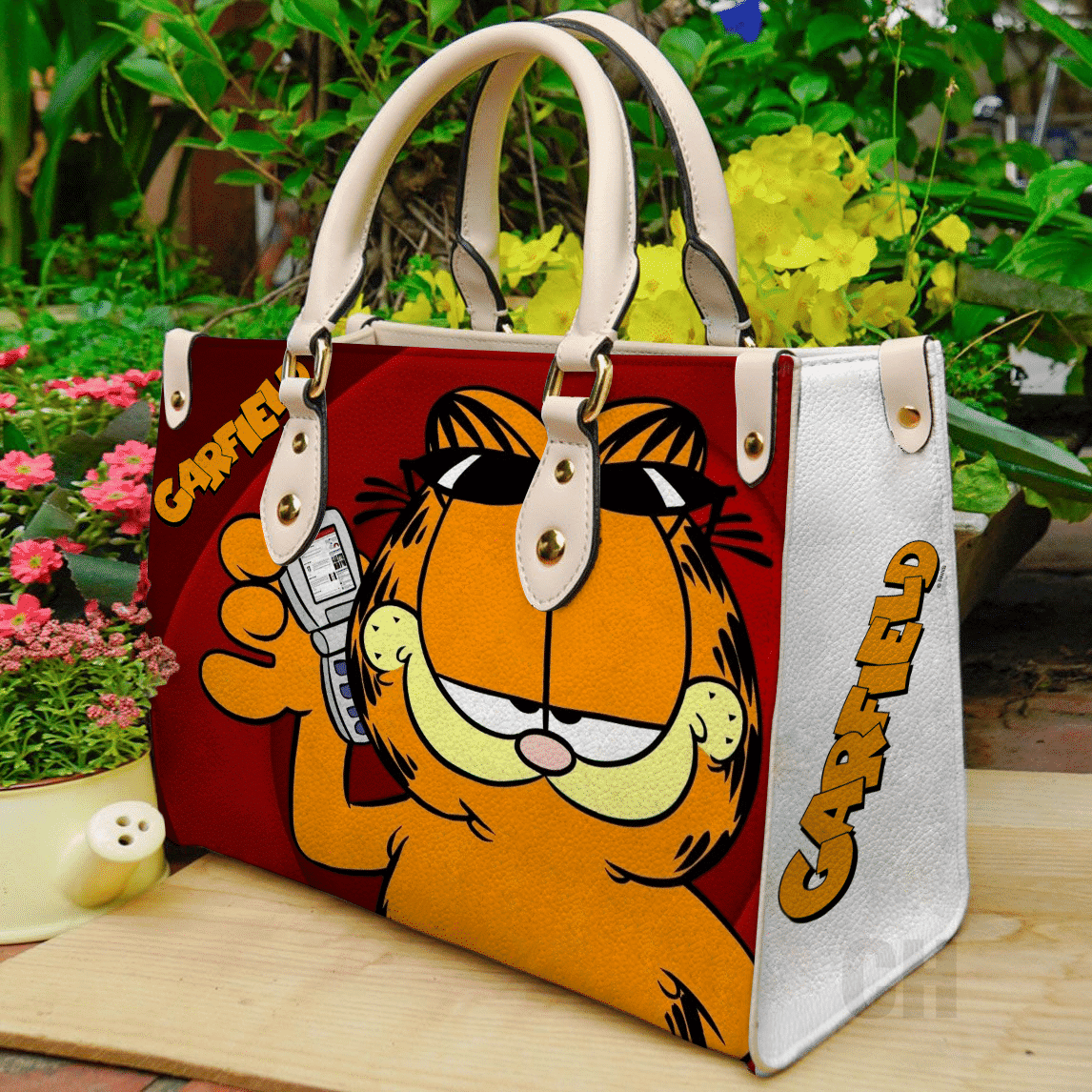 Garfield Women Leather Hand Bag