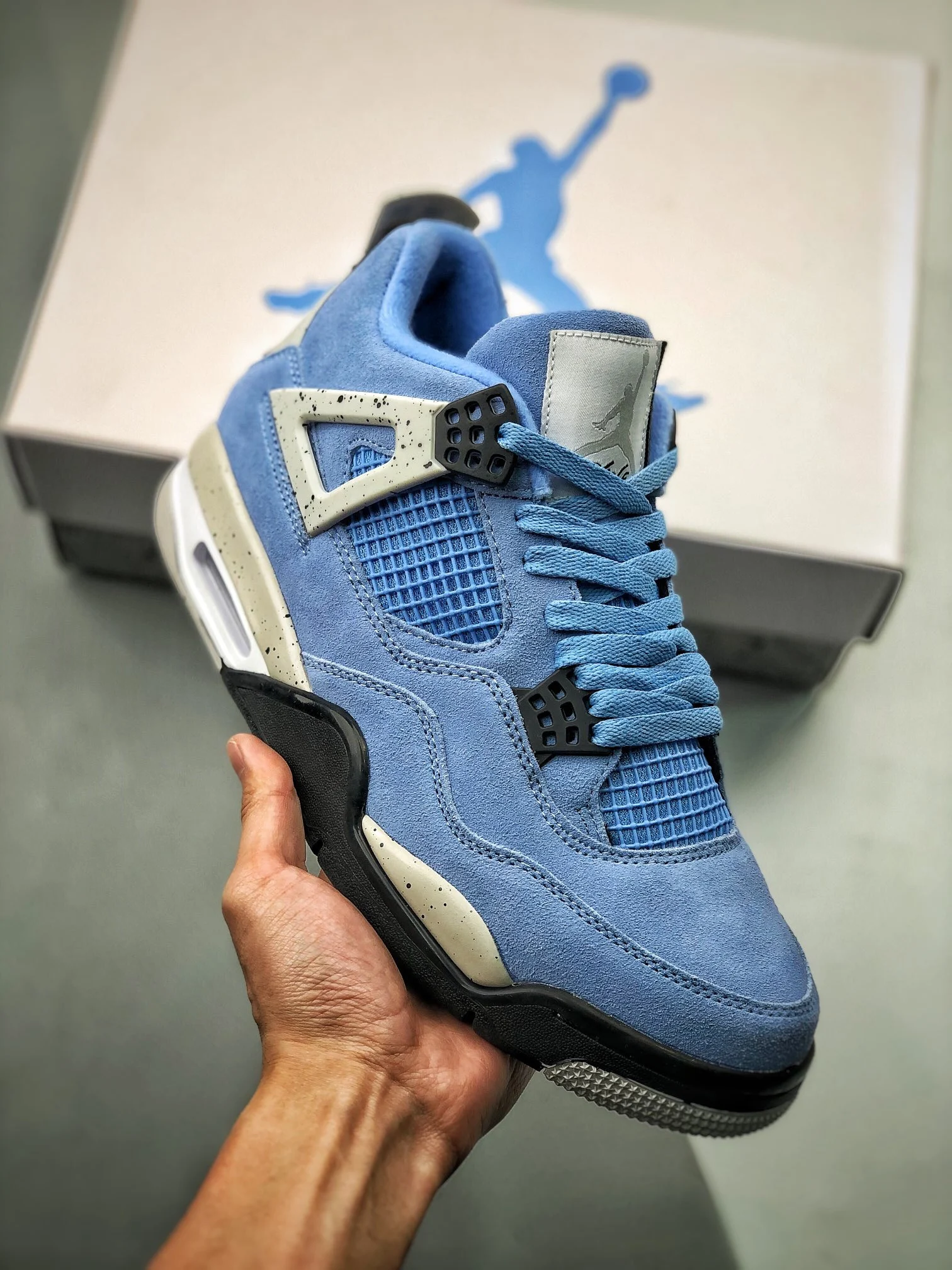 2021 Air Jordan 4 Retro University Blue CT8527-400 For Sale