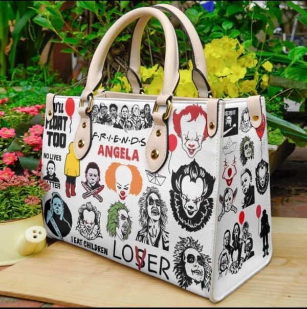 Horror Women Leather Hand Bag