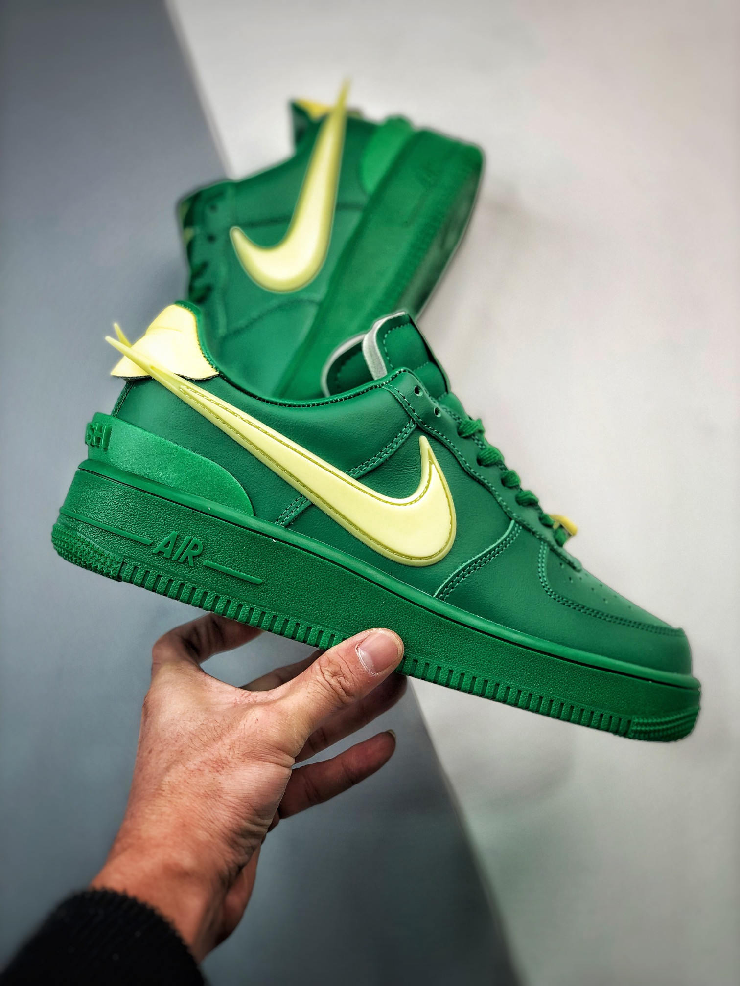 AMBUSH x Nike Air Force 1 Low Pine Green Citron DV3464-300 For Sale