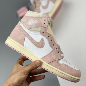 Air Jordan 1 High Washed Pink Atmosphere White Muslin Sail For Sale