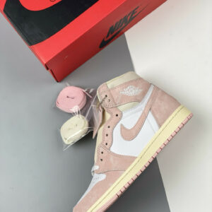 Air Jordan 1 High Washed Pink Atmosphere White Muslin Sail For Sale