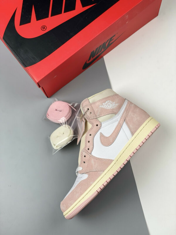 Air Jordan 1 High Washed Pink Atmosphere White Muslin Sail For Sale