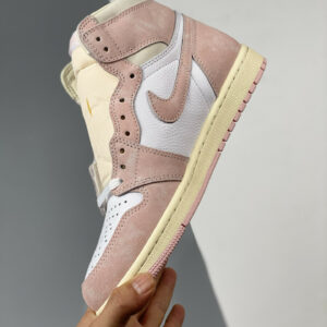 Air Jordan 1 High Washed Pink Atmosphere White Muslin Sail For Sale