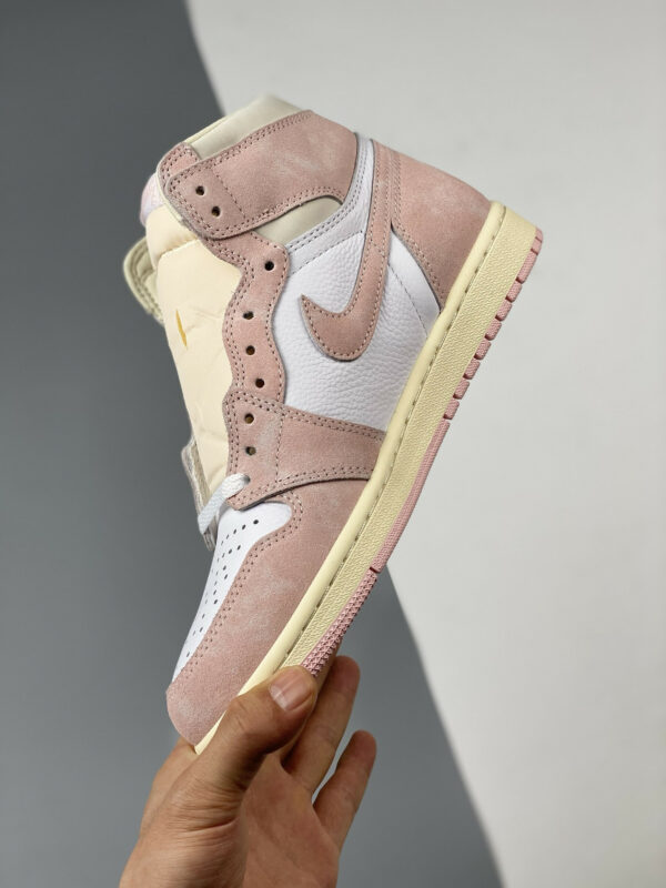 Air Jordan 1 High Washed Pink Atmosphere White Muslin Sail For Sale