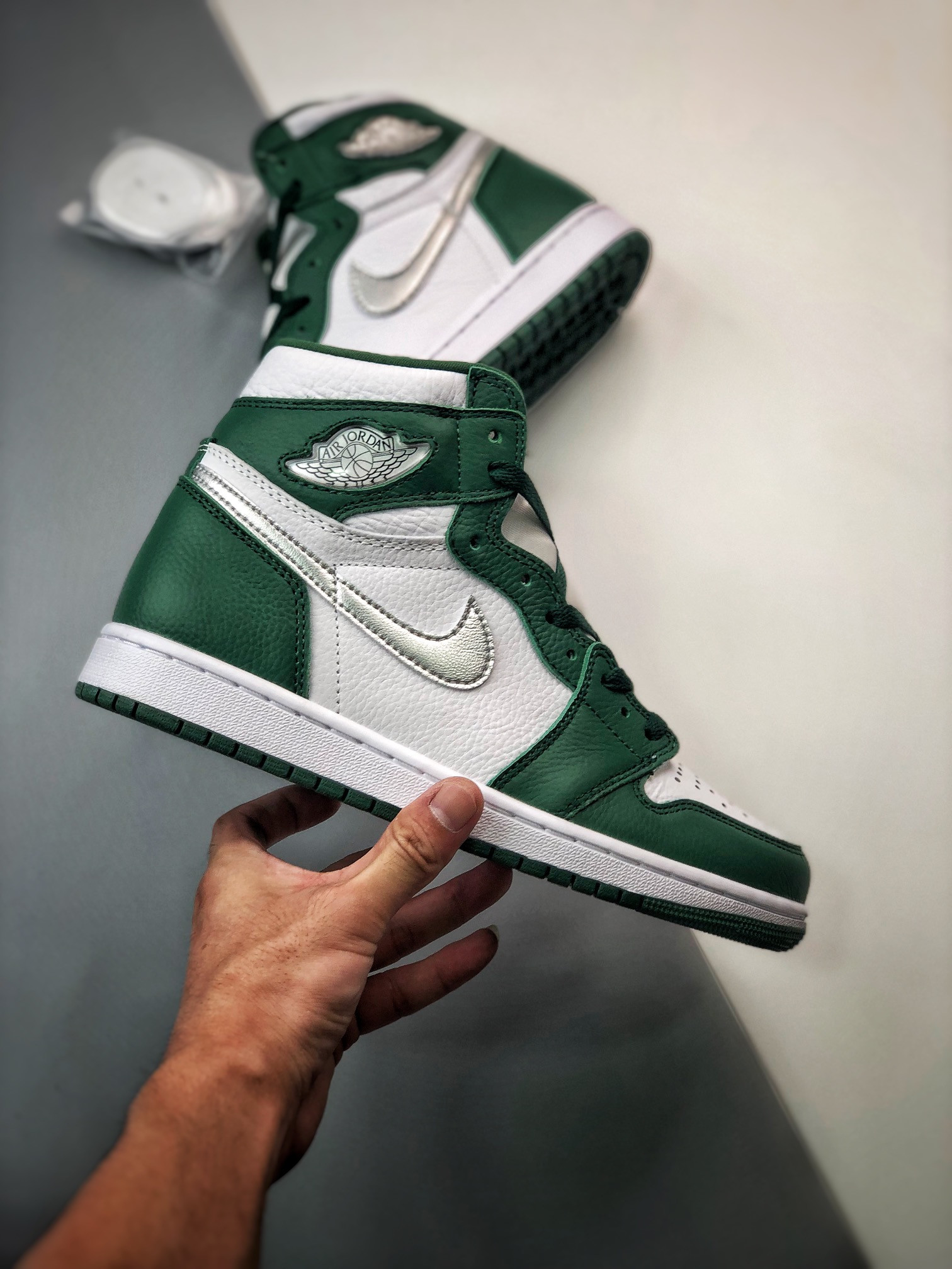 Air Jordan 1 High OG Gorge Green White-Metallic Silver DZ5485-303 For Sale