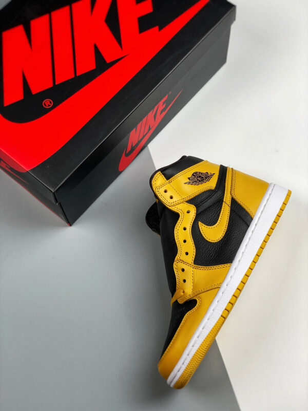 Air Jordan 1 High OG Pollen Black-White 555088-701 For Sale