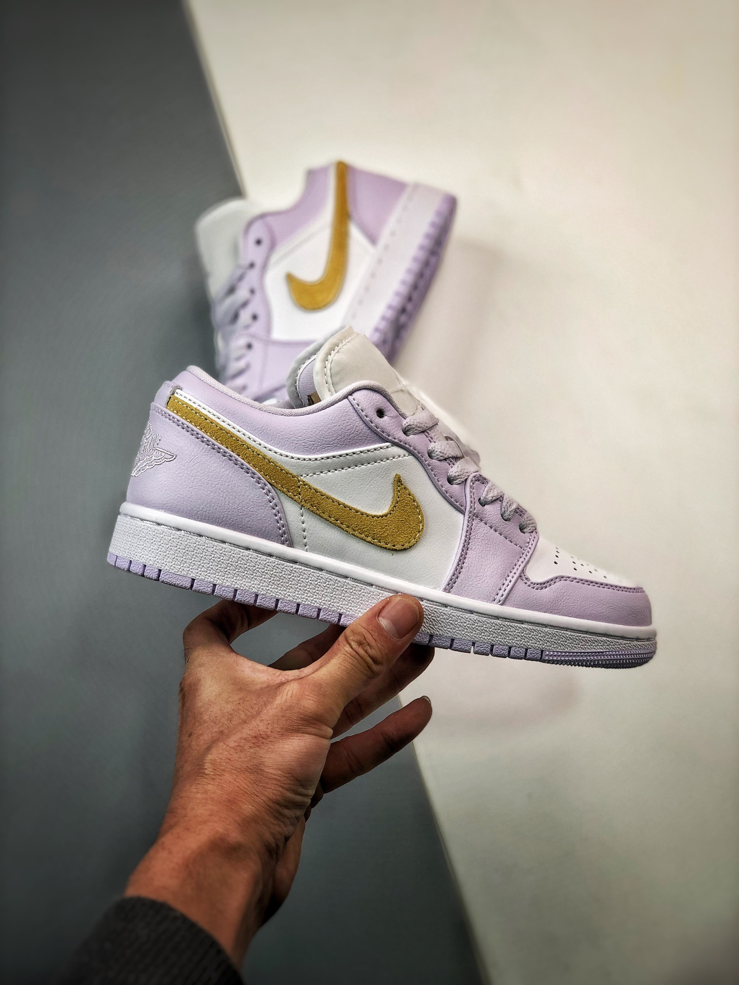 Air Jordan 1 Low Barely Grape Lemon Wash-White DC0774-501 For Sale