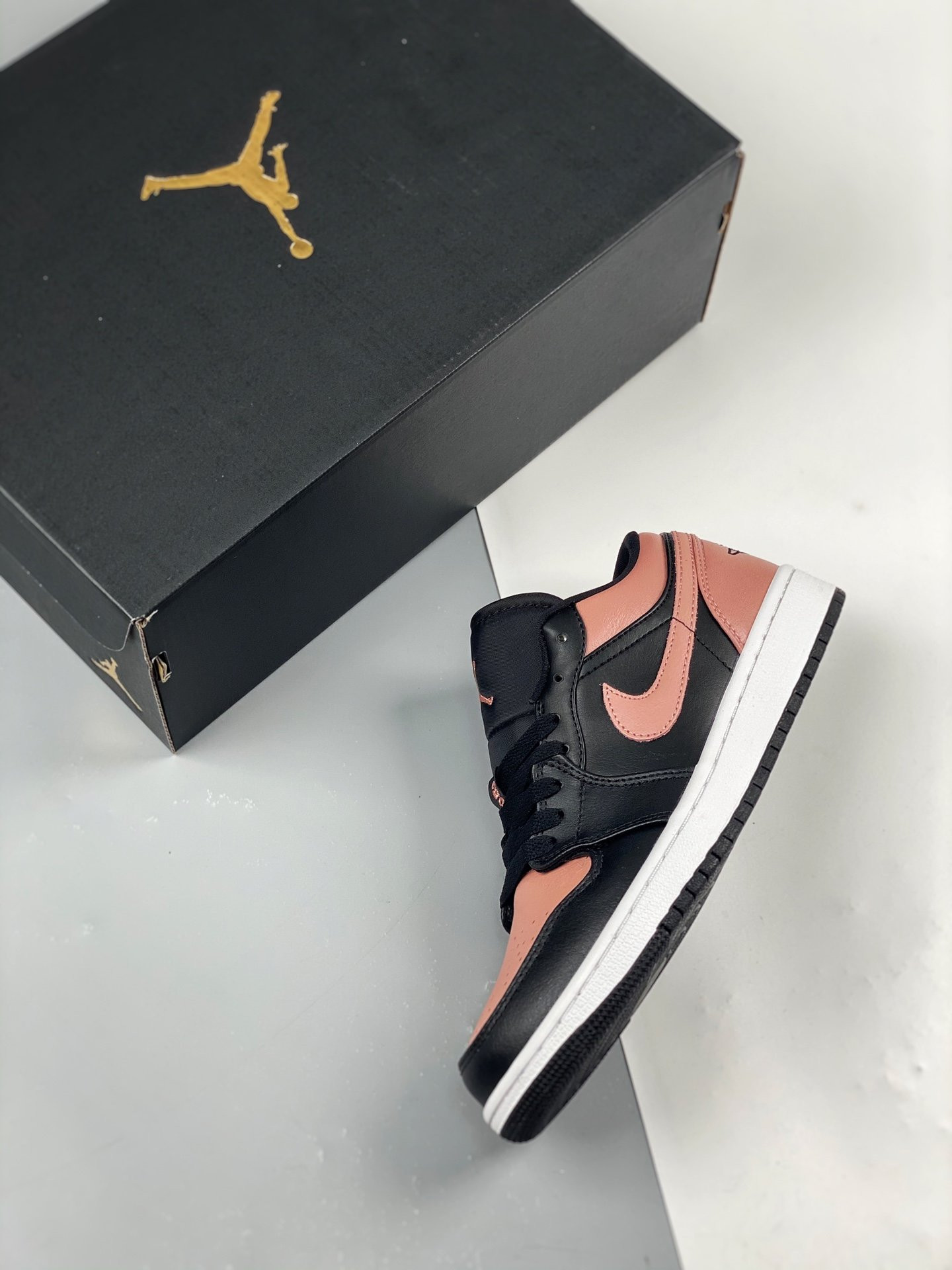 Air Jordan 1 Low Black Crimson Tint For Sale