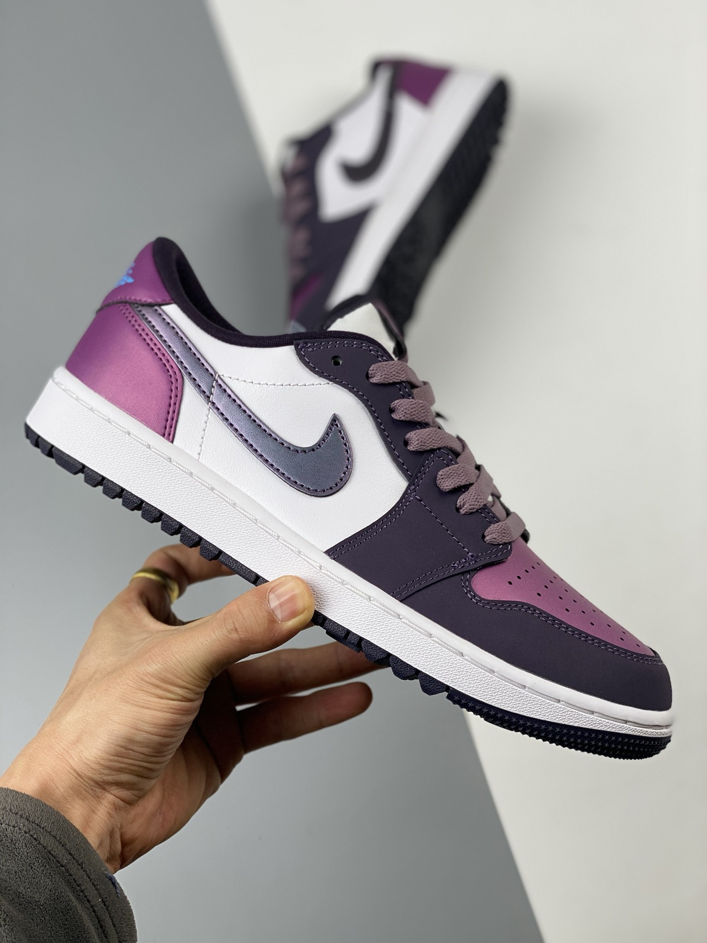 Air Jordan 1 Low Golf White Cave Purple-Purple Smoke DZ9787-155 For Sale