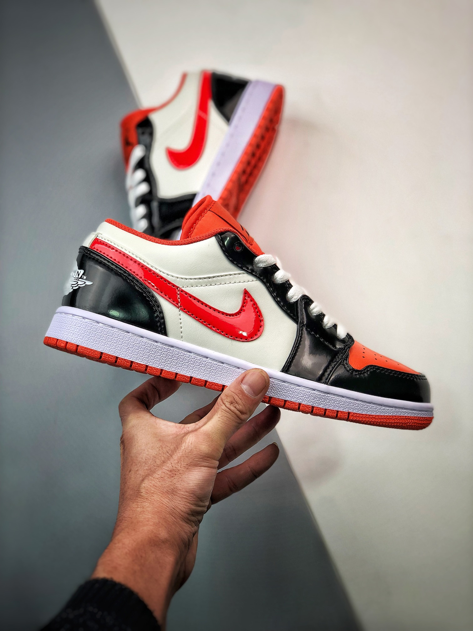 Air Jordan 1 Low Halloween Sail Orange-Black DV1335-800 For Sale