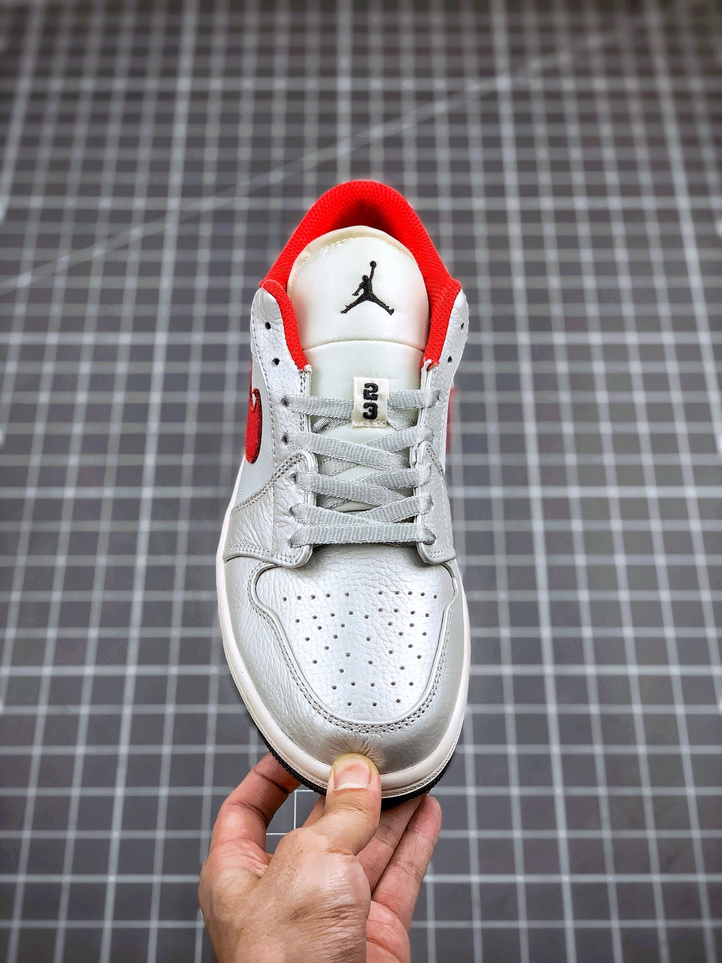 Air Jordan 1 Low White Red DA4668-001 For Sale