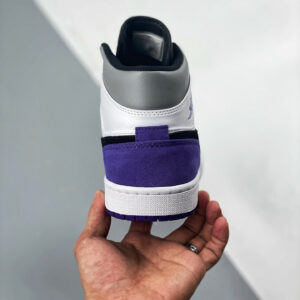 Air Jordan 1 Mid Purple Black For Sale