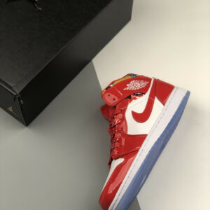 Air Jordan 1 Mid Red Patent DC7294-600 For Sale