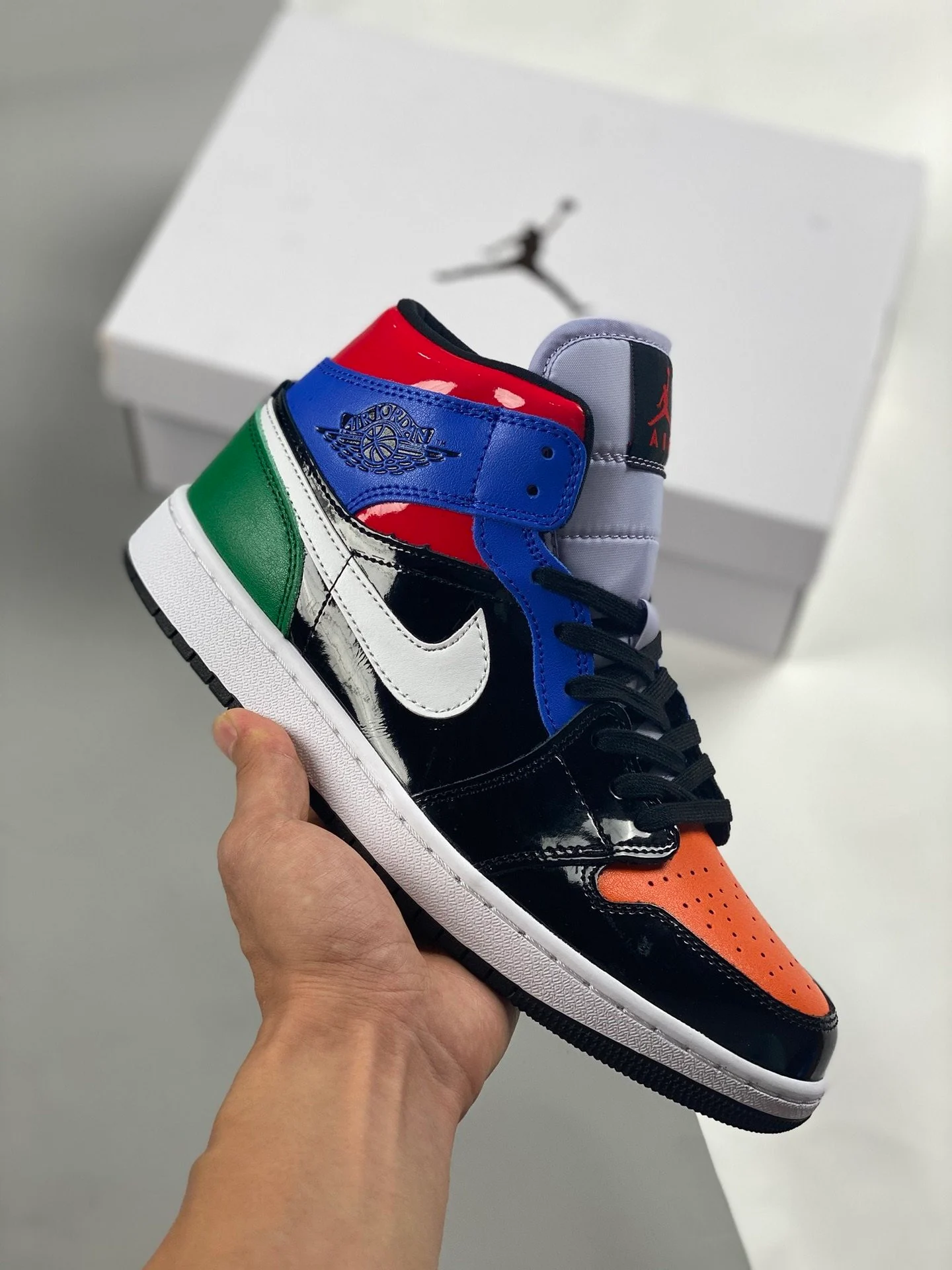 Air Jordan 1 Mid SE Multi Patent For Sale