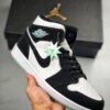 Air Jordan 1 Mid SE Panda White Black-Teal Tint On Sale