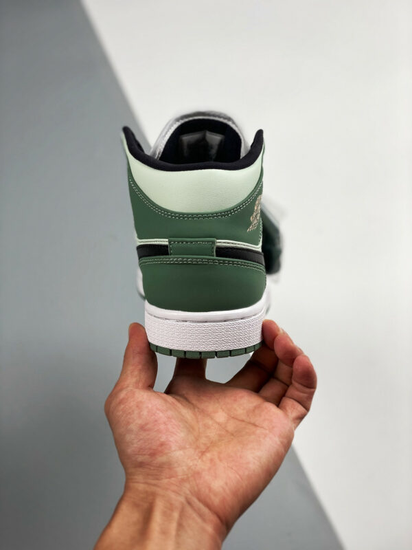 Air Jordan 1 Mid SE Dutch Green Black-Barely Green For Sale