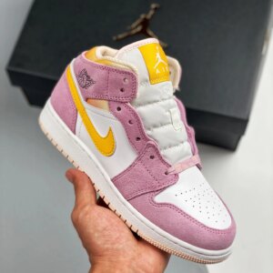 Air Jordan 1 Mid SE GS Light Arctic Pink DC9517-600 For Sale