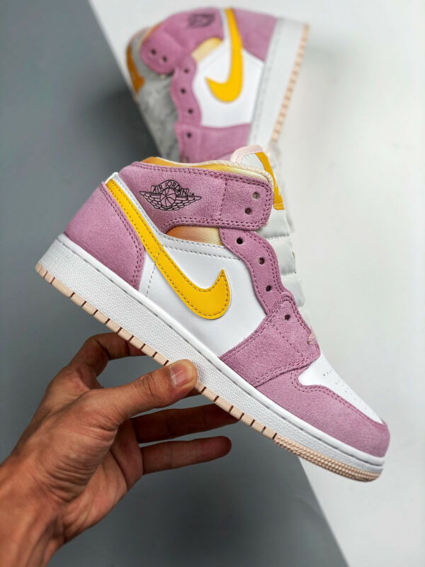 Air Jordan 1 Mid SE GS Light Arctic Pink DC9517-600 For Sale