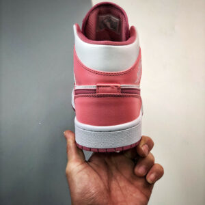 Air Jordan 1 Mid Valentines Day Coral Chalk Desert Berry-White DQ8423-616 For Sale