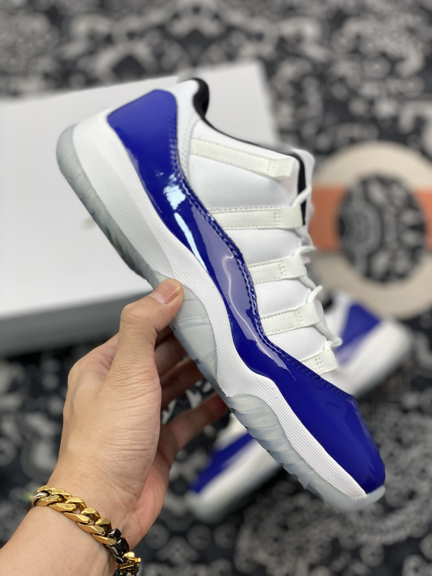 Air Jordan 11 Low White Black-Concord For Sale