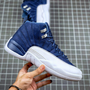 Air Jordan 12 Indigo Stone Blue Legend Blue-Obsidian For Sale