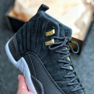 Air Jordan 12 Reverse Taxi Black White-Taxi 130690-017 For Sale