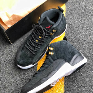 Air Jordan 12 Reverse Taxi Black White-Taxi 130690-017 For Sale