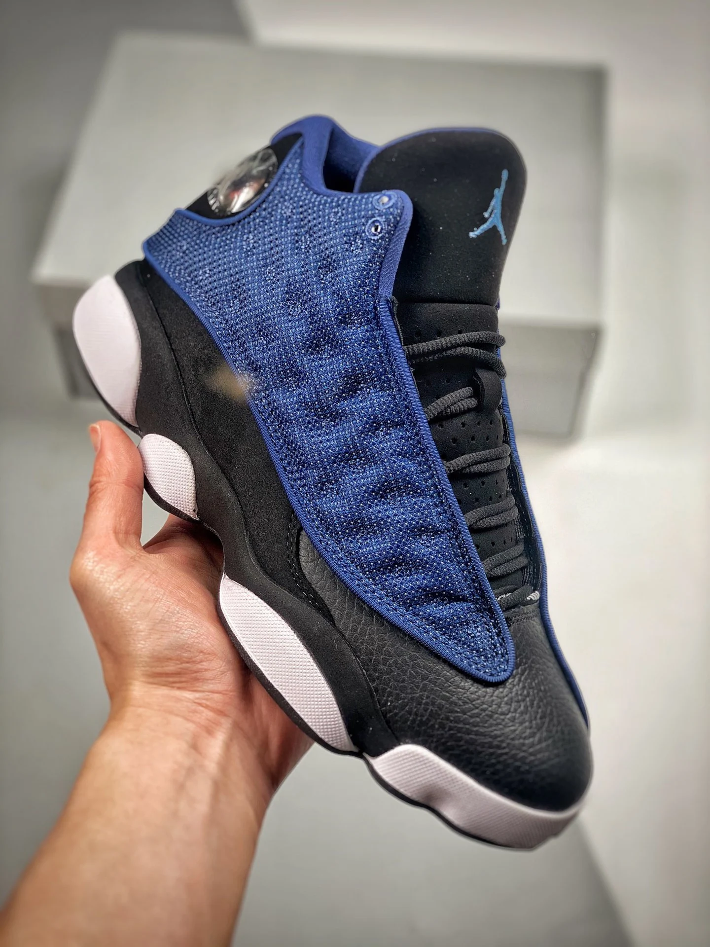 Air Jordan 13 Brave Blue Navy Black White University Blue For Sale