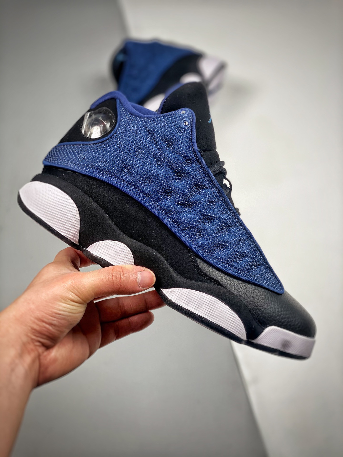 Air Jordan 13 Brave Blue Navy Black White University Blue For Sale