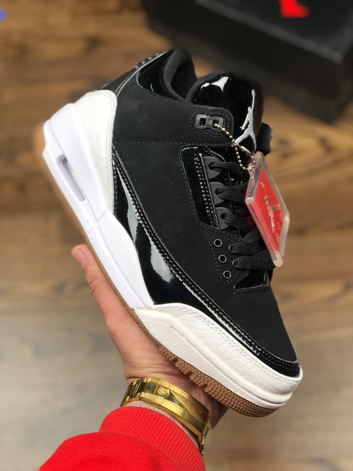 Air Jordan 3 Black White-Gum 441140-022 For Sale