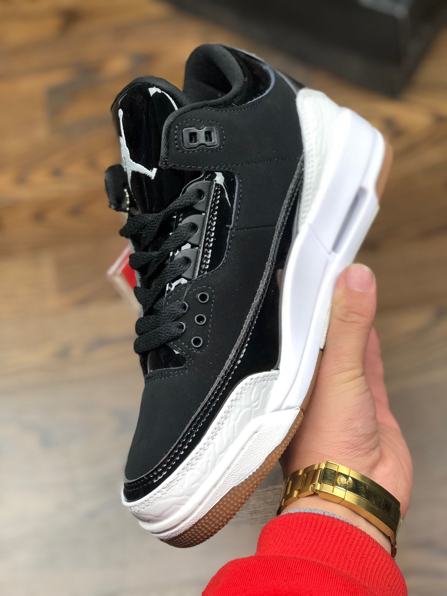 Air Jordan 3 Black White-Gum 441140-022 For Sale