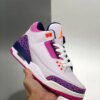 Air Jordan 3 GS Barely Grape Hyper Crimson-Fire Pink For Sale