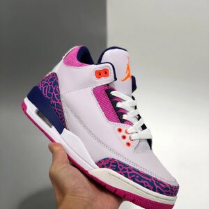 Air Jordan 3 GS Barely Grape Hyper Crimson-Fire Pink For Sale