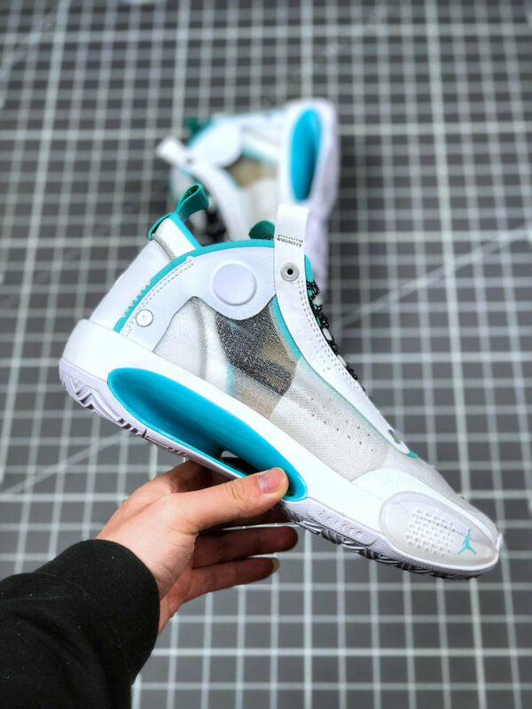 Air Jordan 34 Snow Leopard White Aurora-Metallic Silver On Sale