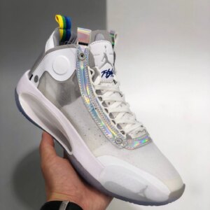 Air Jordan 34 White Iridescent AR3240-101 On Sale